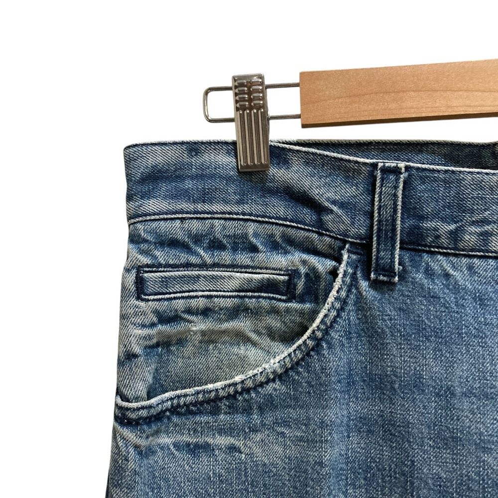 Dolce & Gabbana Distressed Plate Denim Pants Jeans 46 Indigo — view 2