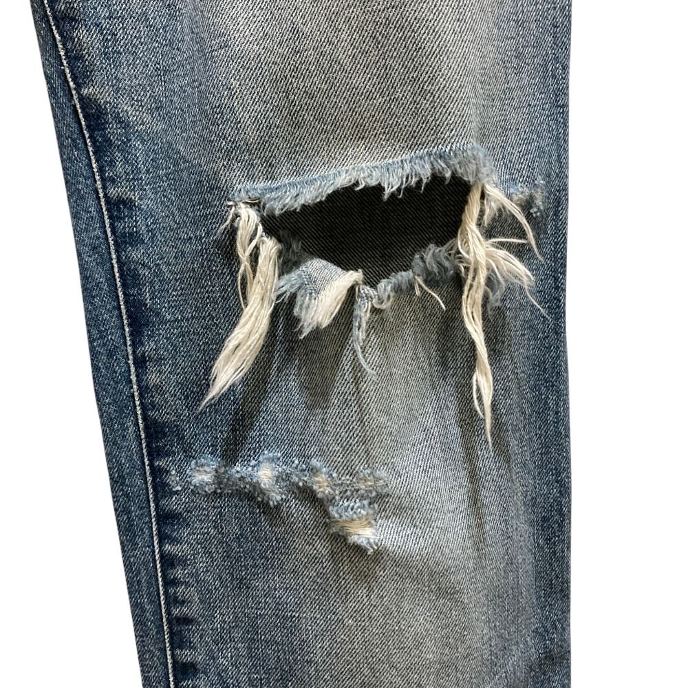 Dolce & Gabbana Distressed Plate Denim Pants Jeans 46 Indigo — view 5