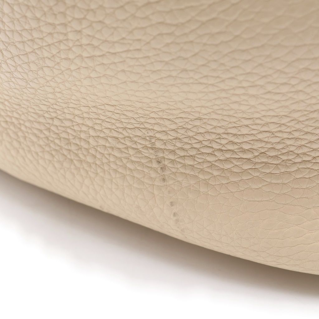 Hermes Picotin GM Handbag Silver Taurillon Clemence Parchemin — view 5