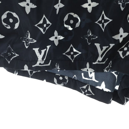 Louis Vuitton Monogram All Over Print Nylon Shorts Black — view 5
