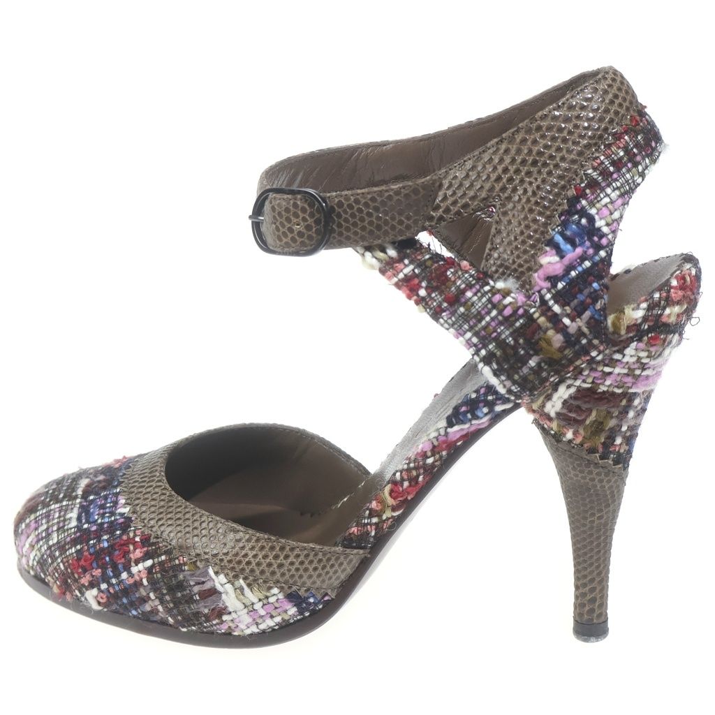 Chanel Tweed Heels Pumps Multicolor — view 2