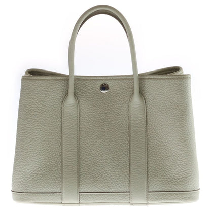 Hermes Garden Party 30 Negonda Silver Tote Bag Beton — view 2