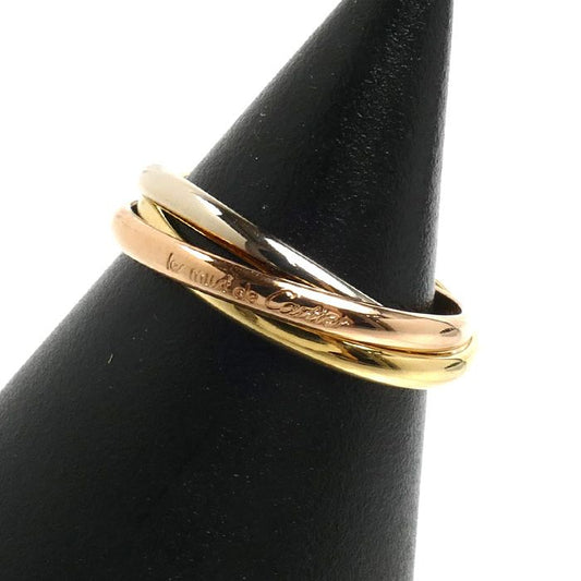 Cartier 18K Yellow Gold PG WG les Must de Cartier Trinity XS Ring
