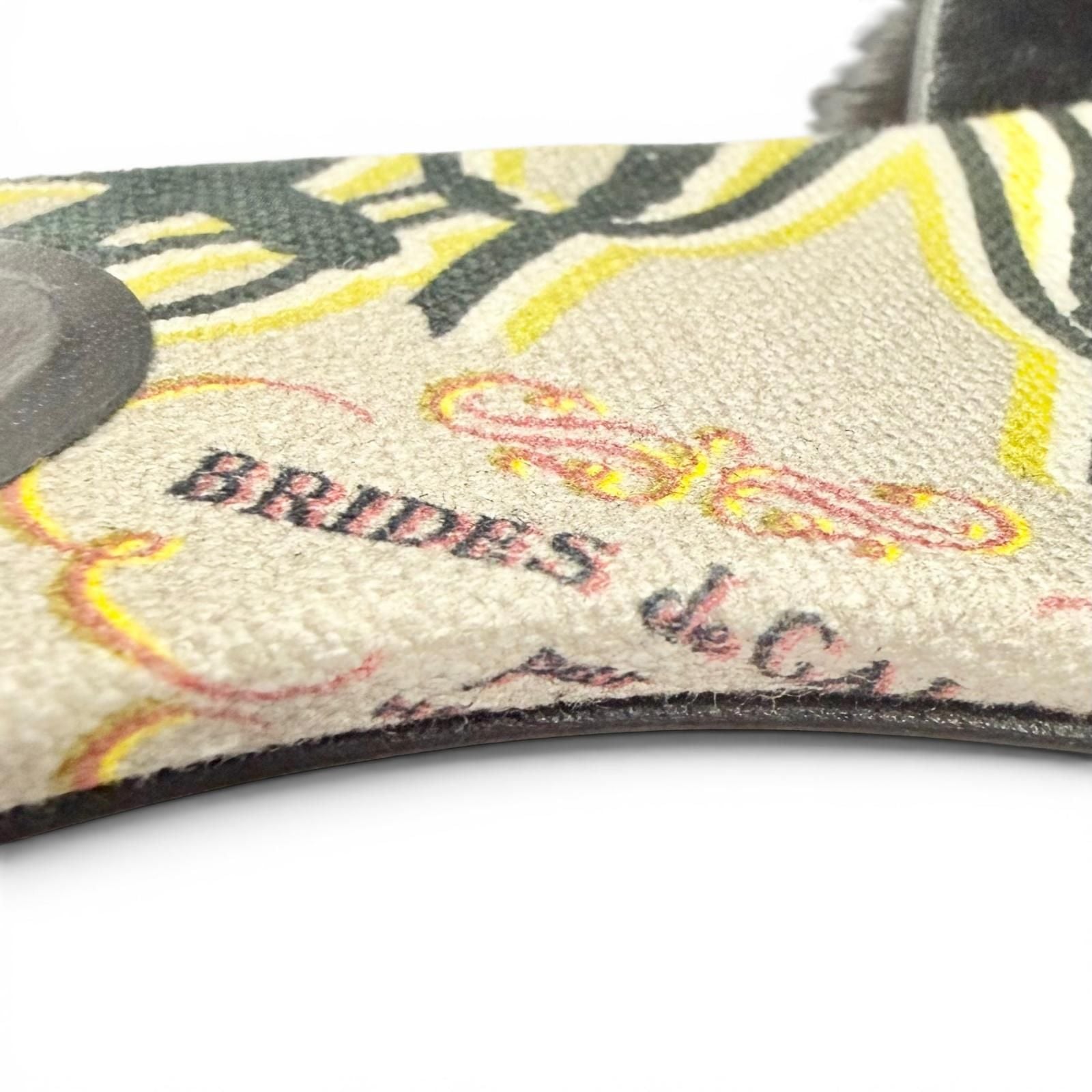 Hermes Oran Motif Mink Brides de Gala Sandals Black — view 8