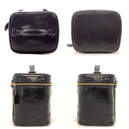 Chanel Vanity Bag CC Logo Black Seal — view 6