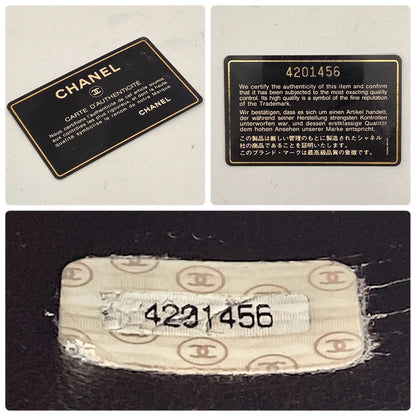 Chanel Vanity Bag CC Logo Black Seal — view 5