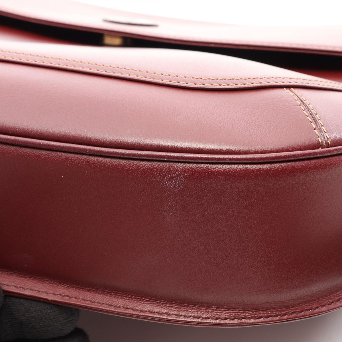 Cartier Shoulder Bag Must Line Bordeaux Leather — view 8
