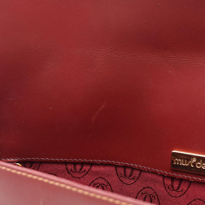 Cartier Shoulder Bag Must Line Bordeaux Leather — view 6