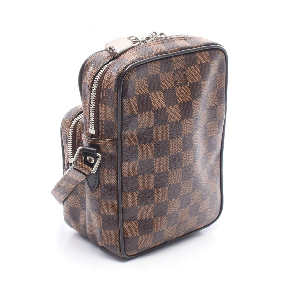 Louis Vuitton Shoulder Bag Amazon Damier Savanna Chapman Brazza Canvas Leather — view 2