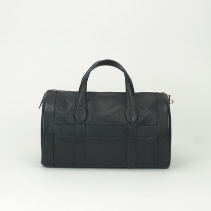 Hermes All Day Boston Bag Ardennes Noir Black Gold — view 3