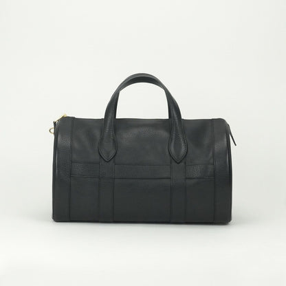 Hermes All Day Boston Bag Ardennes Noir Black Gold