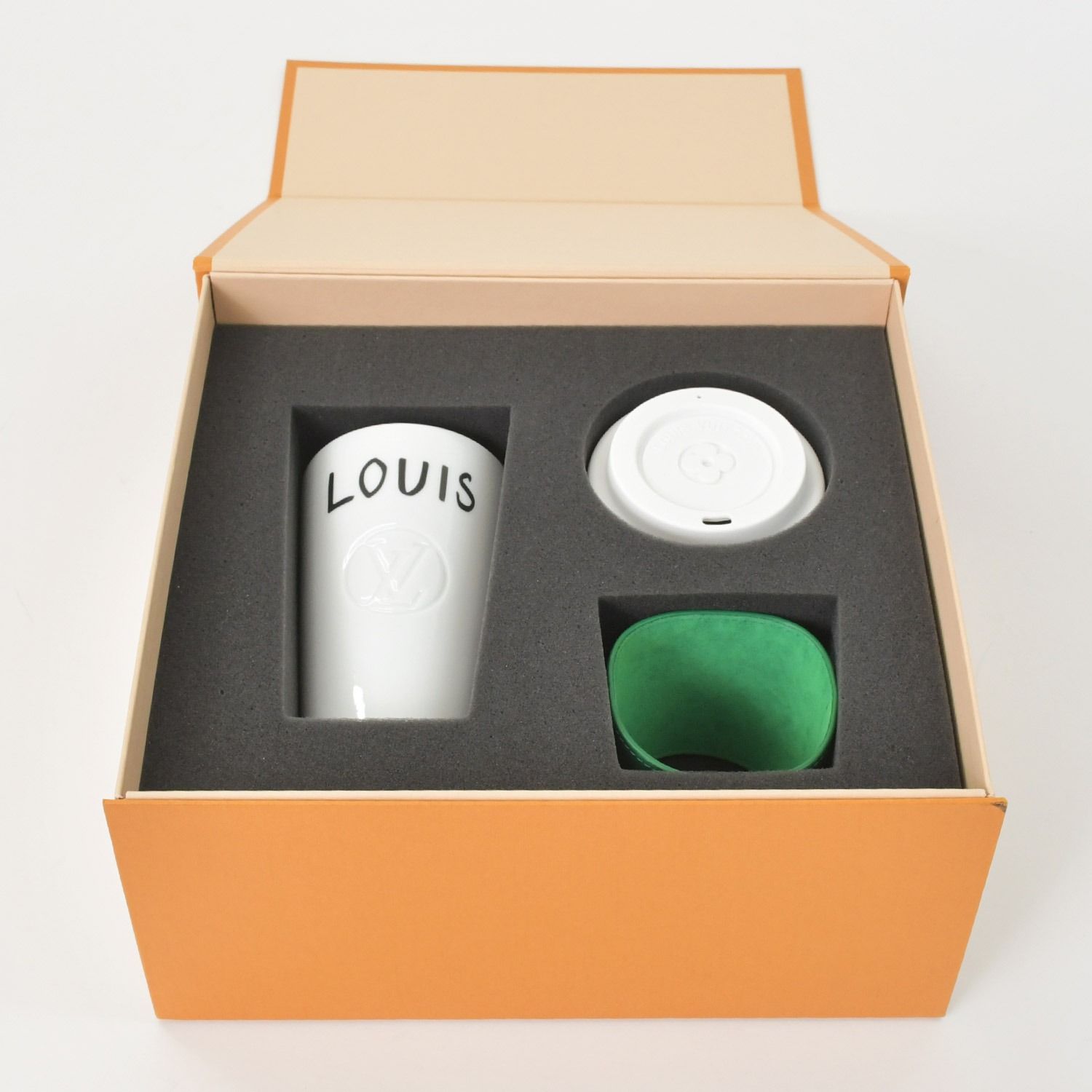 Louis Vuitton Tumbler Monogram Green White Cup — view 8
