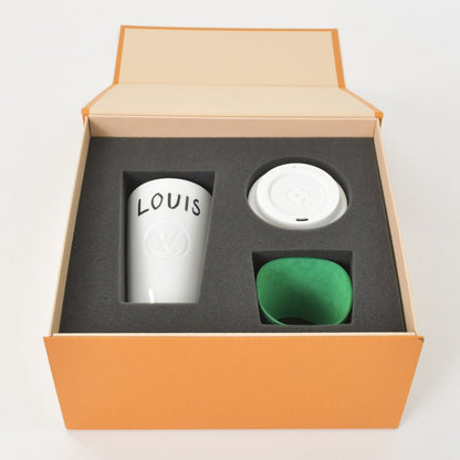 Louis Vuitton Tumbler Monogram Green White Cup — view 8