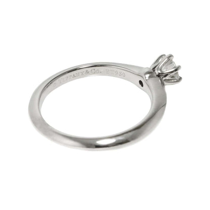 Tiffany & Co Solitaire Ring Diamond Platinum — view 3