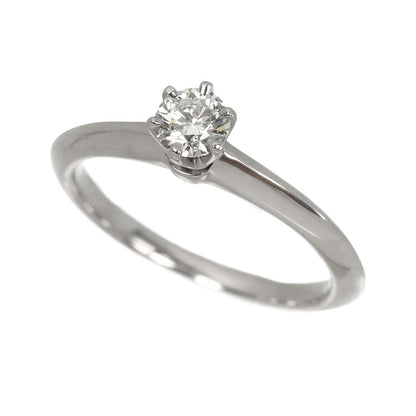 Tiffany & Co Solitaire Ring Diamond Platinum — view 5