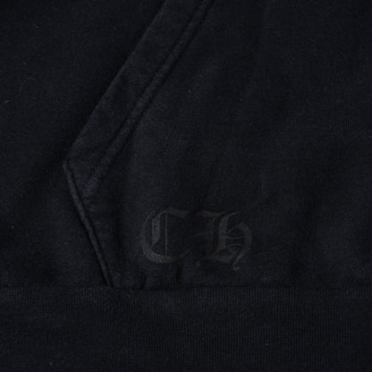 Chrome Hearts Hoodie Logo Sleeve Print Black XL — view 8