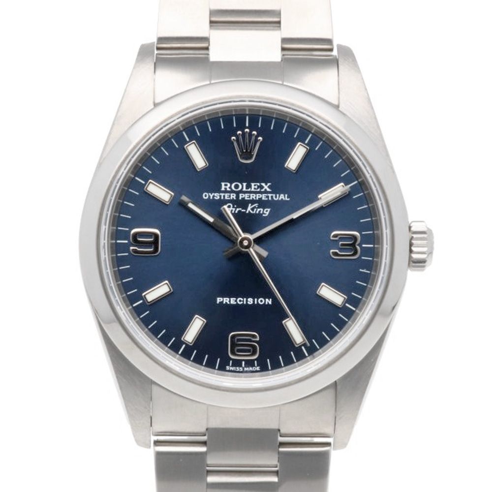 Rolex Air King Oyster Petal Watch Stainless Steel le Automatic le