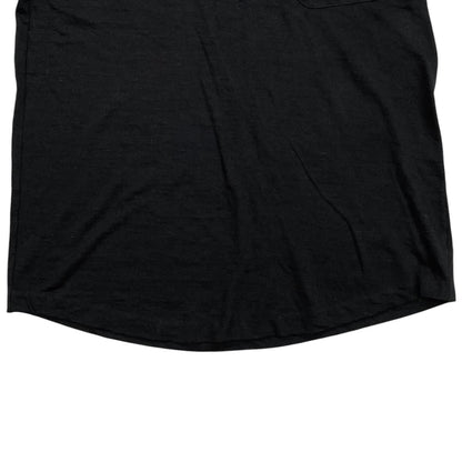 Chanel Short Sleeve Top CC Logo Braided Pocket 38 Wool Black — view 4