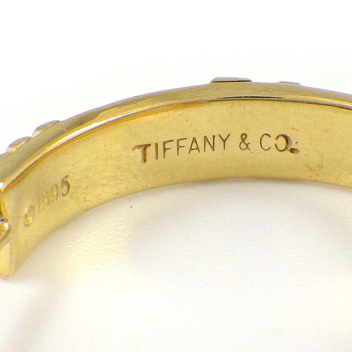 Tiffany & Co Earrings Atlas Hoop 18K Yellow Gold — view 3