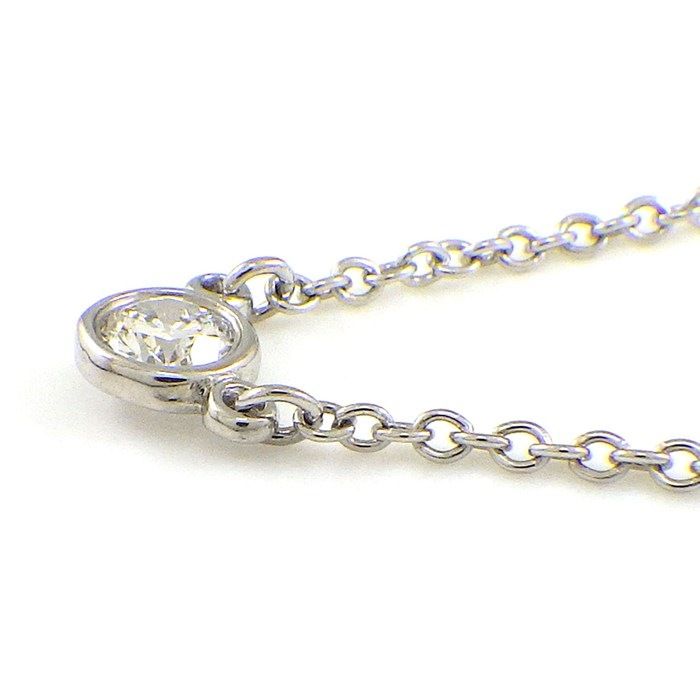 Tiffany & Co Necklace by the Yard Single 1 Point Diamond — view 2