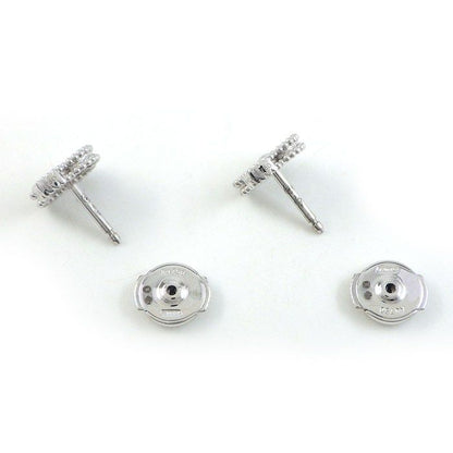 Van Cleef & Arpels Earrings Sweet Alhambra 24 Points Diamond Total 18K White — view 2