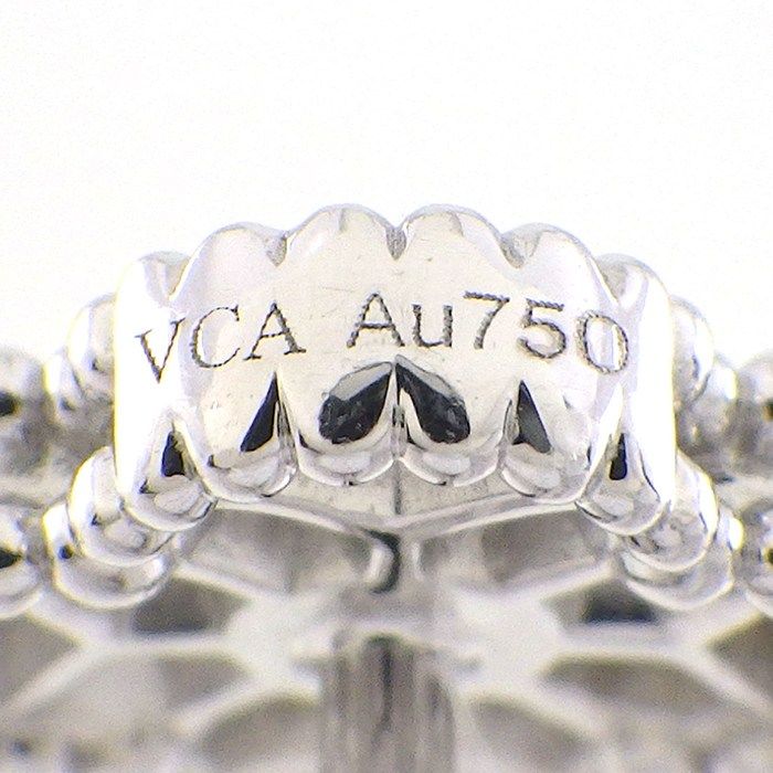 Van Cleef & Arpels Earrings Sweet Alhambra 24 Points Diamond Total 18K White — view 3