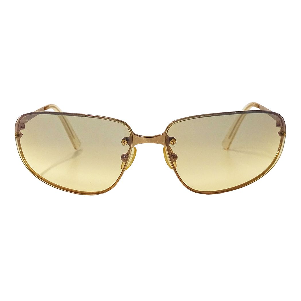 Prada Sunglasses Gold Beige Summer Cool Eyewear — view 2