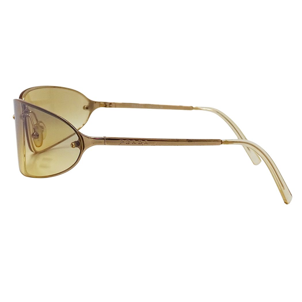 Prada Sunglasses Gold Beige Summer Cool Eyewear — view 4