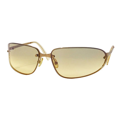 Prada Sunglasses Gold Beige Summer Cool Eyewear