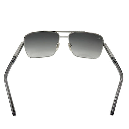 Louis Vuitton Sunglasses Metal Acetate Damier Attitude Aljan Silver Gray 16 — view 3
