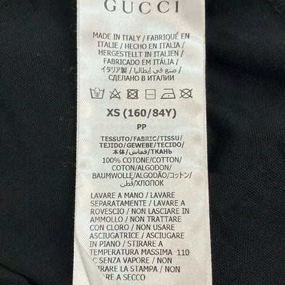 Gucci Short Sleeve T-Shirt XS Black Red Multi Crew — view 4