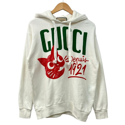 Gucci Hoodie Xxs XS White Green Red Long Sleeve