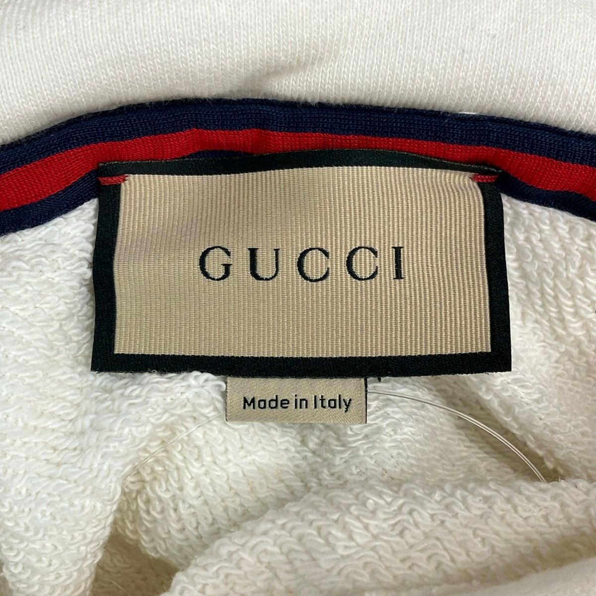 Gucci Hoodie Xxs XS White Dark Navy Long Sleeve — view 3