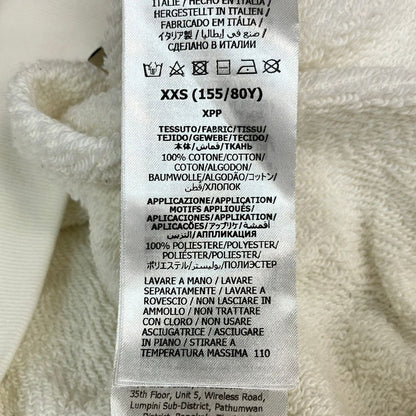 Gucci Hoodie Xxs XS White Dark Navy Long Sleeve — view 4