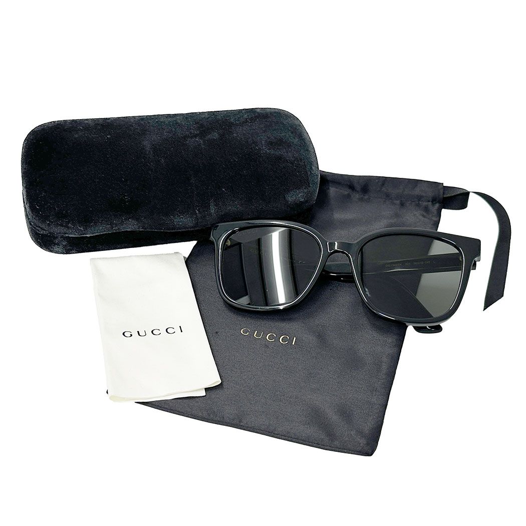 Gucci Sunglasses Acetate Black 19 145 Square Eyewear — view 5