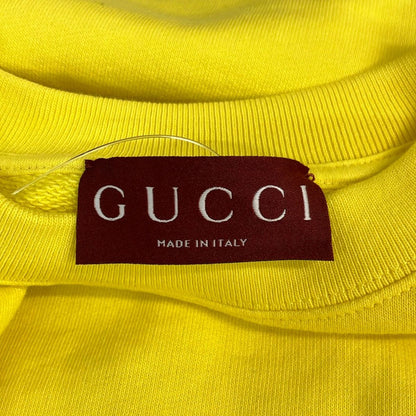 Gucci Sweatshirt XS Yellow White Dark Gray Long Sleeve — view 3