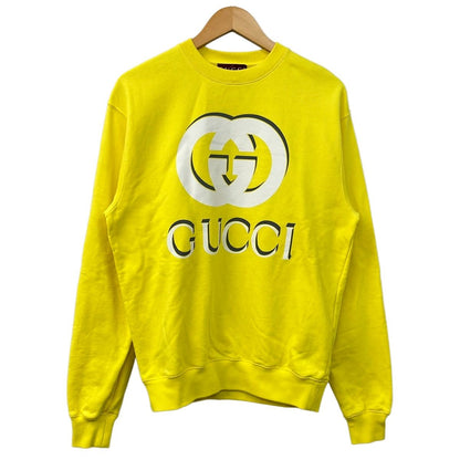 Gucci Sweatshirt XS Yellow White Dark Gray Long Sleeve