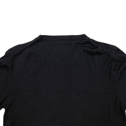 Chanel Sweater CC Logo Knit 38 Wool Cashmere Black — view 5