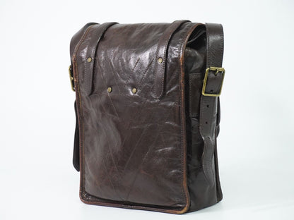 Louis Vuitton LV Cui Leather Shoulder Bag Brown Second — view 2