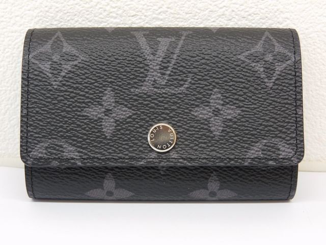 Louis Vuitton Key Case Multicles 6 Monogram Eclipse 6 Key Holder
