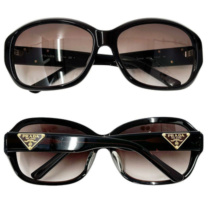 Prada Sunglasses Acetate Dark Brown 16 130 Logo Summer Adult UV Cut Eyewear — view 4