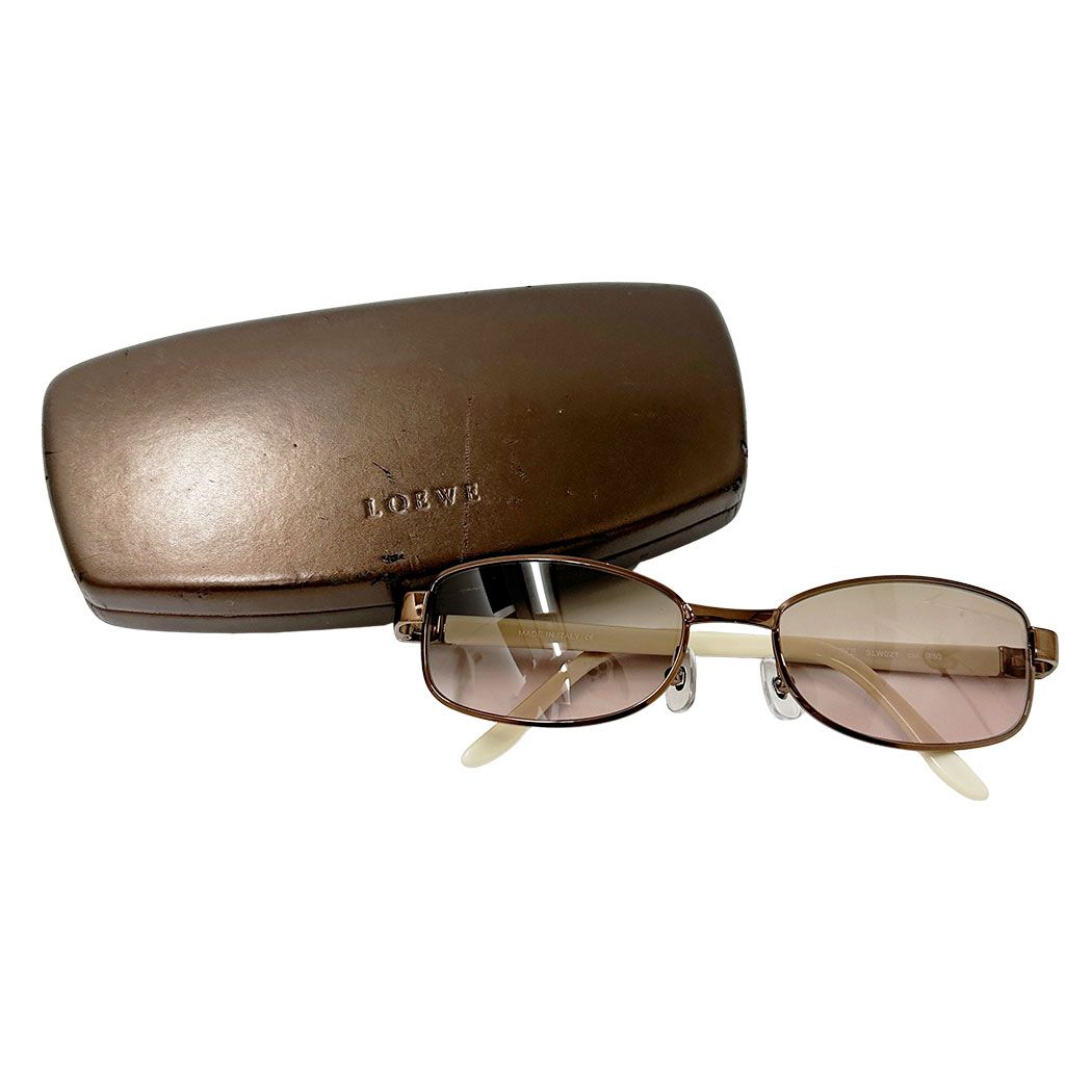 Loewe Sunglasses Acetate Brown Beige Adult UV Cut Vintage Eyewear — view 5