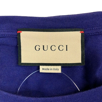 Gucci Short Sleeve T-Shirt M Purple Crew — view 3
