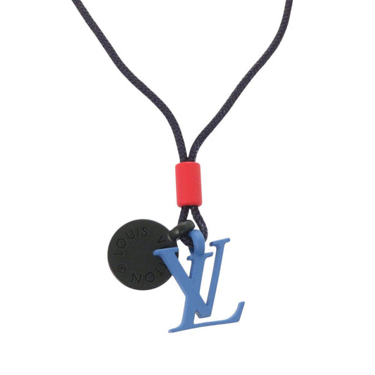 Louis Vuitton Collier Charles On The Go Blue Necklace