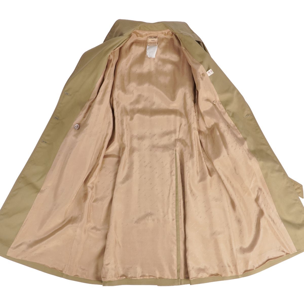 Celine Vintage Coat Trench Gold Button — view 7