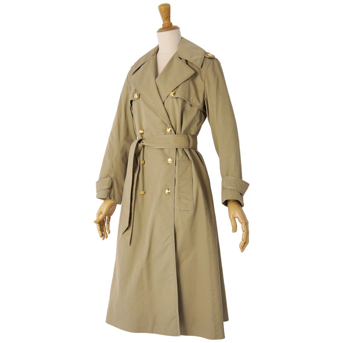 Celine Vintage Coat Trench Gold Button — view 5