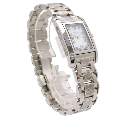 Fendi Classico Diamond Quartz Watch SS White Shell — view 4