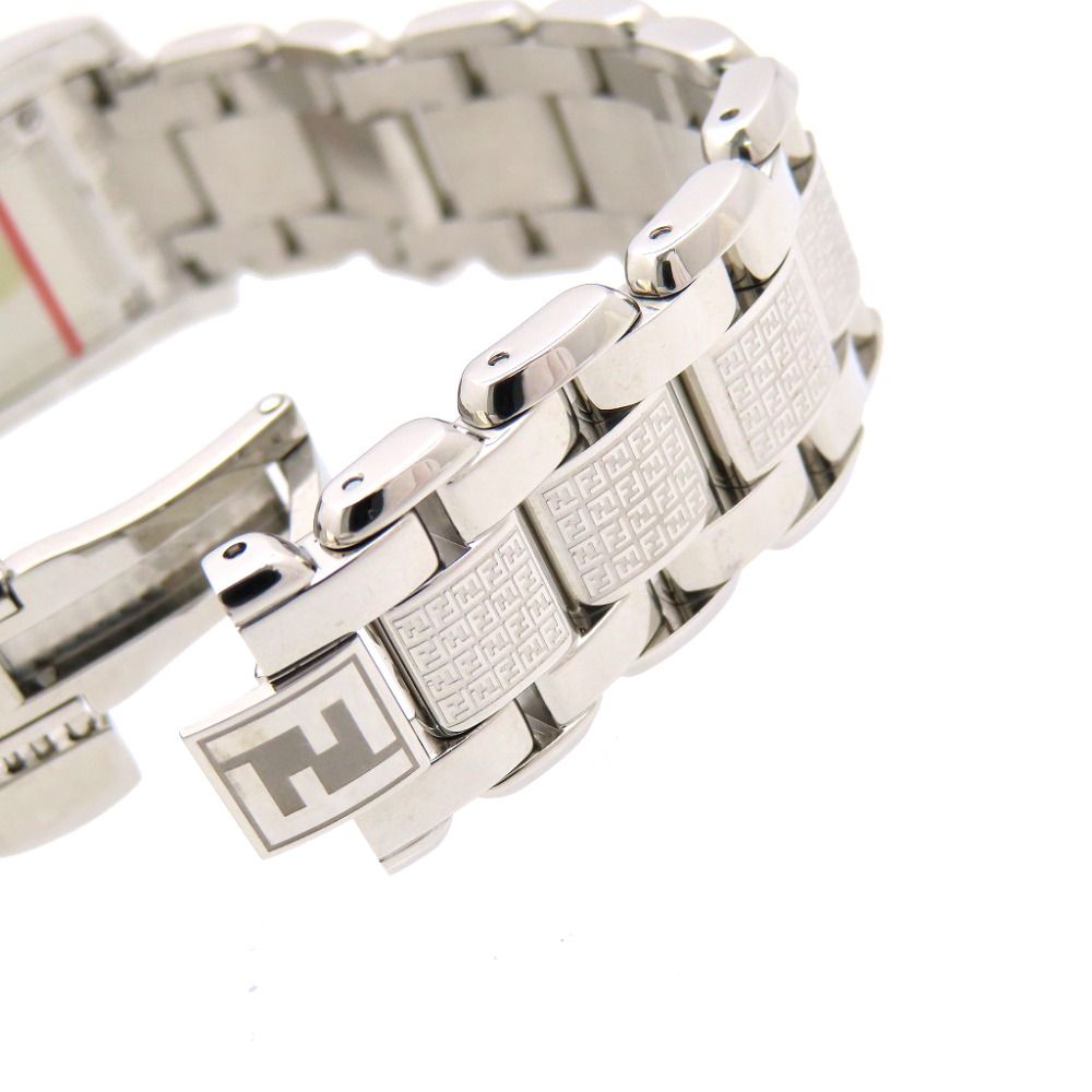 Fendi Classico Diamond Quartz Watch SS White Shell — view 6