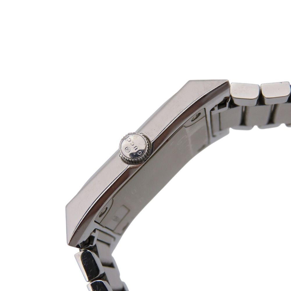 Gucci Square Watch Stainless Steel Black Dial — view 7