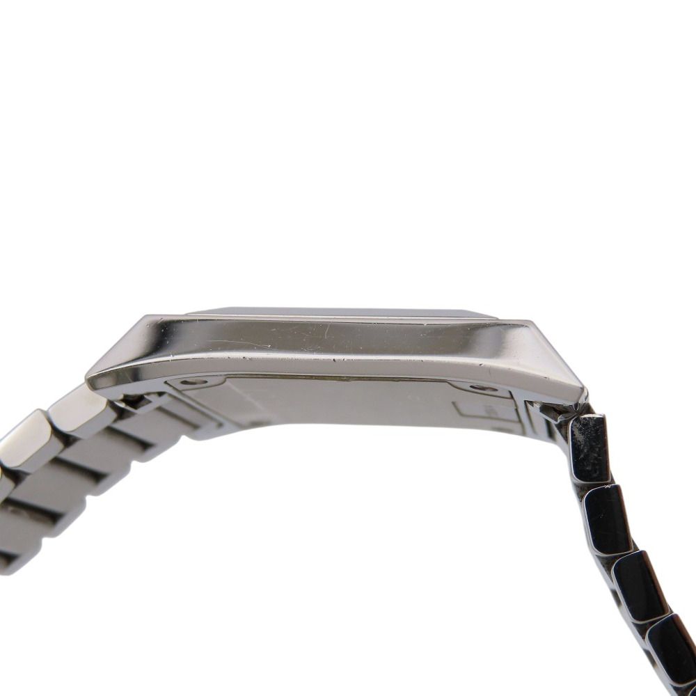 Gucci Square Watch Stainless Steel Black Dial — view 8